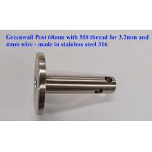 Green Wall Post for Espalier/Trellis suits 3.2mm and 4mm Wire
