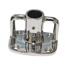 Heavy Duty Stanchion base with angled to 5 Degree 25mm (1
