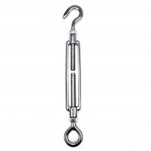 Turnbuckles with two lock nuts eye/hook