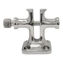 Split Bollard with spring loaded captive pin
